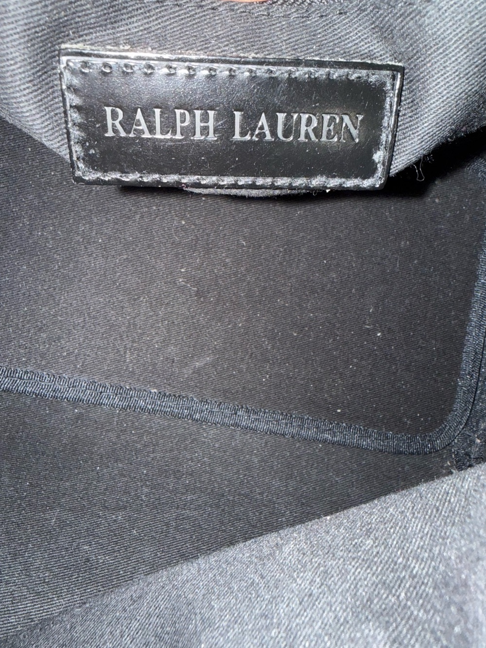 Ralph Lauren Black & White Houndstooth Bowling Satchel - Picture 2 of 8